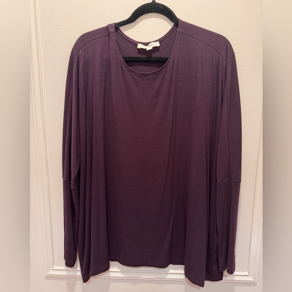Mimu Maxi All Top in Burgandy/Plum